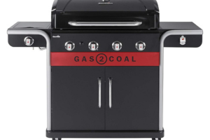 Imagen principal de la barbacoa hibrida de Charbroil la gas2coal de 4 quemadores.