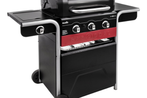 Imagen de la barbacoa Hibrida Gas2Coal con 3 quemadores de CharBroil