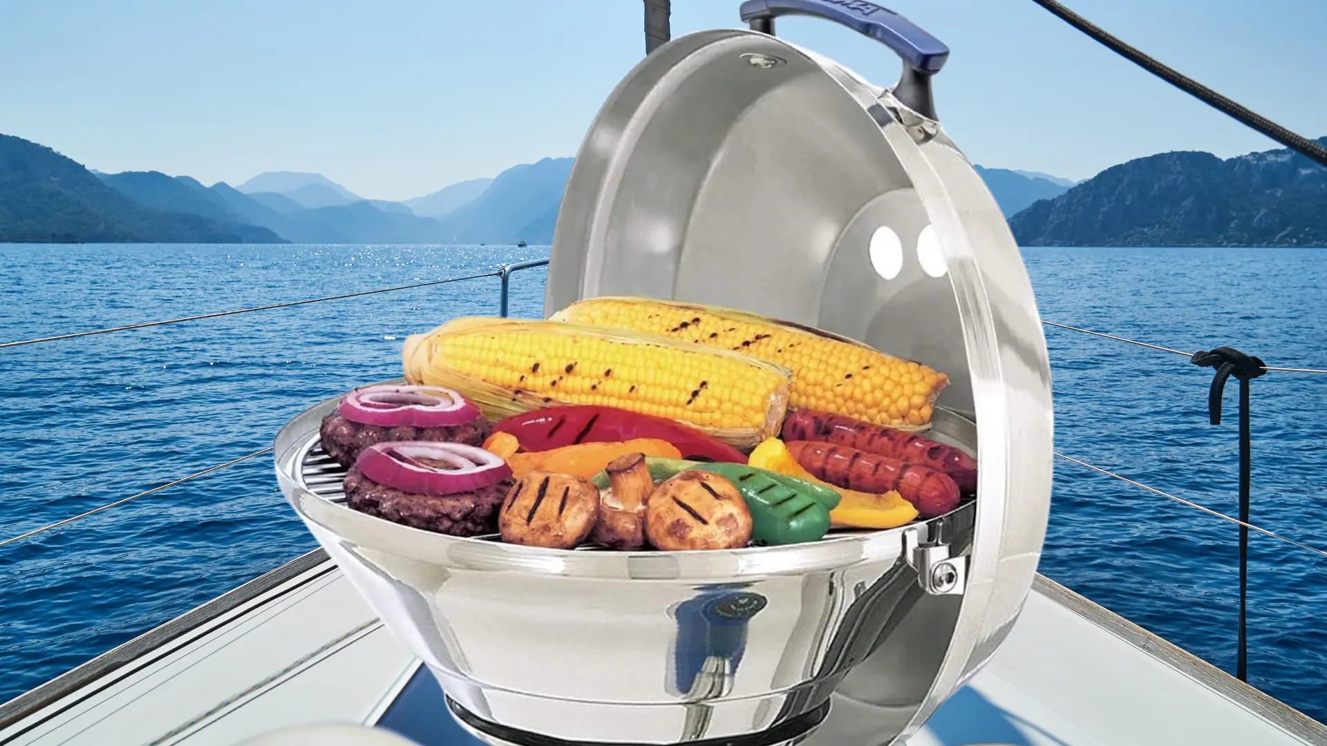 Barbacoa en alta mar Magma Marine Kettle